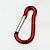 Недорогие Карабины, верёвки и оборудование для кемпинга-Carabiners 4mm Aluminum Metal Camping / Hiking Climbing Outdoor 0.4 cm 1 pcs Black Red Blue Green Silver