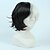 cheap Costume Wigs-Synthetic Wig Cosplay Wig Straight Straight Wig Short Black / White Synthetic Hair Women&#039;s