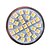 baratos Lâmpadas-Lâmpadas de Foco de LED 450-550 lm GU5.3(MR16) MR16 27 Contas LED SMD 5050 Regulável Decorativa Branco Quente Branco Frio 12 V / 5 pçs / RoHs