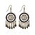cheap Earrings-Women&#039;s Synthetic Opal Stud Earrings Drop Earrings Tassel Bohemian Rhinestone Earrings Jewelry Black / Red For Party Casual 1pc