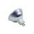 halpa Lamput-2 W LED-kohdevalaisimet 200-300 lm GU5,3(MR16) MR16 18 LED-helmet SMD 2835 Koristeltu Lämmin valkoinen 12 V / 10 kpl / RoHs
