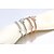 ieftine Inele la Modă-Pentru femei Band Ring Inel Midi Ring Cristal Auriu Argintiu Aur roz Plastic femei Modă Nuntă Petrecere Bijuterii Crossover Inimă Ajustabil Adorabil Multi-moduri de purtare / Zirconiu Cubic