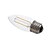 billige Elpærer-GMY® 1pc 2 W LED-glødetrådspærer 200 lm E26 / E27 2 LED Perler COB Dæmpbar Varm hvid / 1 stk.