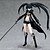 abordables Figurines de Manga-Figures Animé Action Inspiré par Cosplay Black Rock Shooter PVC 15 cm CM Jouets modèle Jouets DIY