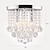 baratos Candeeiros de Teto-28 cm semi embutido luz de teto moderno lustre de cristal led cromo 3-luz sala de jantar quarto lâmpada do teto