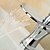 billige Baderomskraner-Bathroom Sink Faucet - Waterfall Chrome Centerset Single Handle One HoleBath Taps