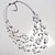 preiswerte Halsketten-Statement Kette For Damen Perlen Alltag Täglich Perlen Mehrlagig Schwimmend Weiß
