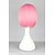 billige Kostymeparykk-syntetisk parykk rett kardashian rett bob med smell parykk rosa syntetisk hår kvinners rosa hairjoy halloween parykk