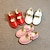 זול נעלי בנות-לבנות-שטוחות-דמוי עור-נוחות / בלרינה / נעלי בובה (מרי ג&#039;יין)-ורוד / אדום / לבן-חתונה / שמלה / קז&#039;ואל / מסיבה וערב-עקב שטוח