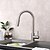 cheap Pullout Spray-Kitchen faucet - Single Handle One Hole Stainless Steel Pull-out / ­Pull-down / Tall / ­High Arc Vessel Contemporary / Art Deco / Retro / Modern Kitchen Taps