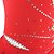 cheap Ice Skating Dresses , Pants &amp; Jackets-Figure Skating Dress Women&#039;s Girls&#039; Ice Skating Dress Outfits Red Elastane High Elasticity Outdoor clothing Competition Skating Wear Handmade Floral Botanical Fashion Long Sleeve Ice Skating Figure
