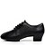 abordables Zapatos de salón y de baile moderno-Hombre Zapatos de Baile Latino Tacones Alto Tacón Bajo Cuero Sintético Negro / Interior / EU41