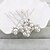 cheap Headpieces-Pearl Hair Pin with 1 Wedding / Special Occasion / Casual Headpiece