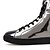 cheap Men&#039;s Sneakers-Men&#039;s Fashion Boots PU(Polyurethane) Winter Mary Jane Sneakers Slip Resistant Black / Silver