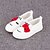 cheap Girls&#039; Shoes-Girls&#039; Shoes Canvas Comfort Loafers &amp; Slip-Ons for White / Black / Red