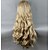 お買い得  合成ウィッグ-人工毛ウィッグ コスチュームウィッグ ストレート ストレート かつら ロング 非常に長いです ブリーチブロンド 合成 女性用 ミドル部 ブロンド