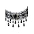 cheap Choker Necklaces-Women&#039;s Onyx Choker Necklace Statement Necklace Tassel Fringe Crossover Beads Drop Statement Ladies Personalized Tassel Synthetic Gemstones Lace Alloy Black Necklace Jewelry For Wedding Party Casual