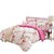 abordables Housses de couette 3D-Ensembles housse de couette Fleurs 4 Pièces Imprimé 1 pièces (1 housse de couette, 1 drap, 2 housses d&#039;oreiller)