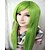 preiswerte Kostümperücke-Synthetische Perücken Perücken Glatt Gerade Perücke Sehr lang Grün Synthetische Haare Damen Grün hairjoy