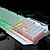 billige Tastaturer-USB Gaming tastatur ergonomisk tastatur Multimedia tastatur mekanisk tastatur USB svart aksen Multi farge baklys