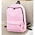 halpa Reput-Naisten Kangas Koululaukku Backpack Suuri tilavuus Vetoketjuilla ulko- Viini Valkoinen Musta Sininen Pinkki
