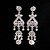 cheap Earrings-Women&#039;s Silver Plated Earrings Jewelry Silver For Wedding Party