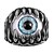 cheap Rings-Band Ring Ring For Men&#039;s Casual Stainless Steel Titanium Steel Evil Eye Magic