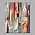 voordelige Abstracte schilderijen-Handgeschilderde Abstract Verticale Panoramic,Modern Drie panelen Canvas Hang-geschilderd olieverfschilderij For Huisdecoratie