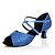 זול נעליים לטיניות-בגדי ריקוד נשים נעלי ריקוד נעליים לטיניות / נעלי ג&#039;אז / סניקרס לריקוד נעלי ספורט עקב עבה ללא התאמה אישית כסף / מוזהב / כחול בהיר / אימון