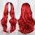 halpa Räätälöidyt peruukit-Synteettiset peruukit / Pilailuperuukit Laineita Tyyli Peruukki Punainen Punainen Synteettiset hiukset Naisten Punainen Peruukki Pitkä Cosplay-peruukki
