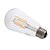 billige LED-filamentlamper-GMY® LED-glødepærer 325 lm E26 ST19 4 LED perler COB Mulighet for demping Dekorativ Varm hvit 110-130 V / 6 stk. / UL-Sertifisert