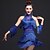 cheap Latin Dancewear-Latin Dance Dress Lace Beading Tassel Women&#039;s Training Sleeveless Natural Spandex Rayon