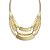 baratos Colares-Mulheres Cristal Strass  -  Personalizada Estilo bonito Fashion Prata Dourado Colar Para Festa Diário Casual