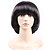 cheap Synthetic Trendy Wigs-Synthetic Hair Wigs Curly Bob Haircut Capless Natural Wigs Black