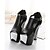 cheap Women&#039;s Sandals-Women&#039;s Sandals Comfort PU Casual Black White