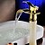 billige Baderomskraner-Baderom Sink Tappekran - Foss Ti-PVD Centersat Enkelt Håndtak Et HullBath Taps / Messing
