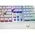 cheap Keyboards-USB Mechanical keyboard / Gaming keyboard USB Green axis Monochromatic backlit z-77