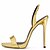 cheap Women&#039;s Sandals-Women&#039;s Sandals Stiletto Heel Open Toe Buckle PU Slingback Spring / Summer Black / Nude / Champagne / Wedding / Party &amp; Evening / Party &amp; Evening / EU40