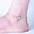 cheap Anklet-Women&#039;s Anklet/Bracelet Sterling Silver Personalized Fashion Jewelry For Wedding