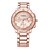 abordables Relojes de moda-Mujer Reloj de Pulsera Relojes de Oro Cuarzo damas Fresco Analógico Dorado Plata Rosa / Un año / Acero Inoxidable / Acero Inoxidable