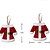 preiswerte Weihnachtsdeko-6pcs / 3set Weihnachtsschmuck Premium Jahr Weihnachtsdekoration für Zuhause Tischdekoration Besteck Tasche Gabel &amp; Messer Geschirrbeutel
