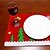 お買い得  クリスマス飾り-クリスマスエルクのテーブルのmatdecorationのための1pcのクリスマスの装飾品
