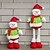 お買い得  クリスマス飾り-サンタクロース雪だるらクリスマスの人形クリスマスの装飾家のために引っ込め立っておもちゃの誕生日パーティーギフト子供ナタール