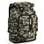 abordables Mochila de senderismo-Mochila de senderismo 56-75 L - Impermeable Transpirable A Prueba de Golpes Al aire libre Camping y senderismo Escalada Deportes recreativos Nailon Camuflaje