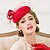 cheap Fascinators-Wool Net Fascinators Hats Headpiece Classical Feminine Style