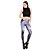 billige Leggings-Damer Trykt mønster Legging,Polyester Spandex