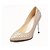 cheap Wedding Shoes-Women&#039;s Shoes PU Winter Fall Comfort Heels Stiletto Heel Pointed Toe Pearl for Casual Gold Gray Silver Red