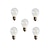 رخيصةأون لمبات الكرة LED-E26/E27 مصابيح كروية LED A60(A19) 2 طاقة عالية LED 250LM lm أبيض دافئ أبيض كول ديكور AC 220-240 V 5 قطع