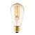billige LED-filamentlamper-GMY® 550lm E26 / E27 LED-glødepærer ST58 4 LED perler COB Mulighet for demping Dekorativ Ravgult 220-240V