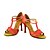 Χαμηλού Κόστους Latin Παπούτσια-Γυναικεία Παπούτσια χορού λάτιν / Παπούτσια σάλσα Δερματίνη Πέδιλα Αγκράφα Προσαρμοσμένο τακούνι Εξατομικευμένο Παπούτσια Χορού Ασημί /